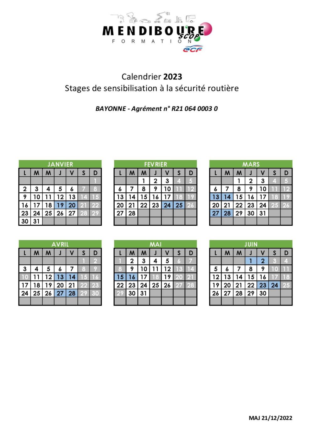 Calendrier 2023 Stages Pap Sem1 Page 001
