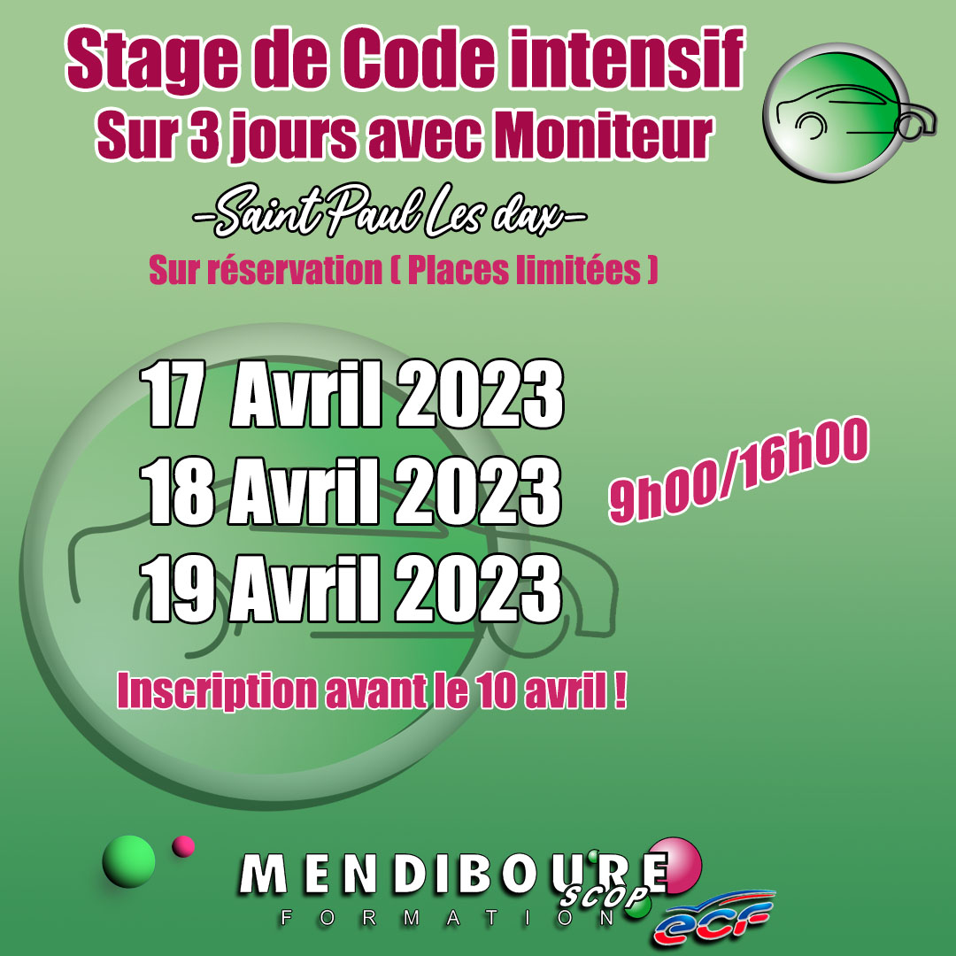 Instapubli Stage Code Intensif